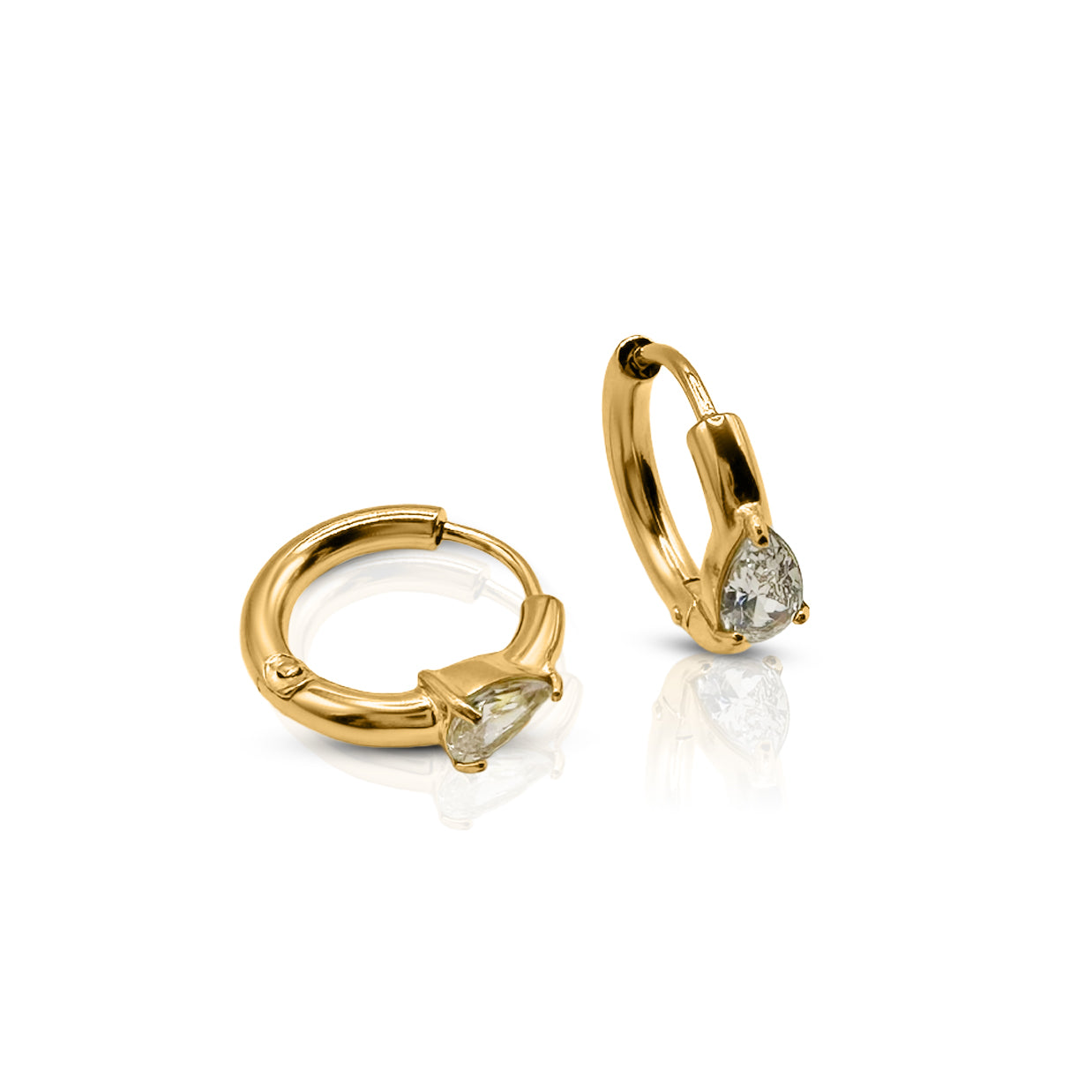 Rush Hour Huggie Earrings - Ever Jewellery