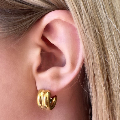 Tempo Hoop Earrings - Ever Jewellery 