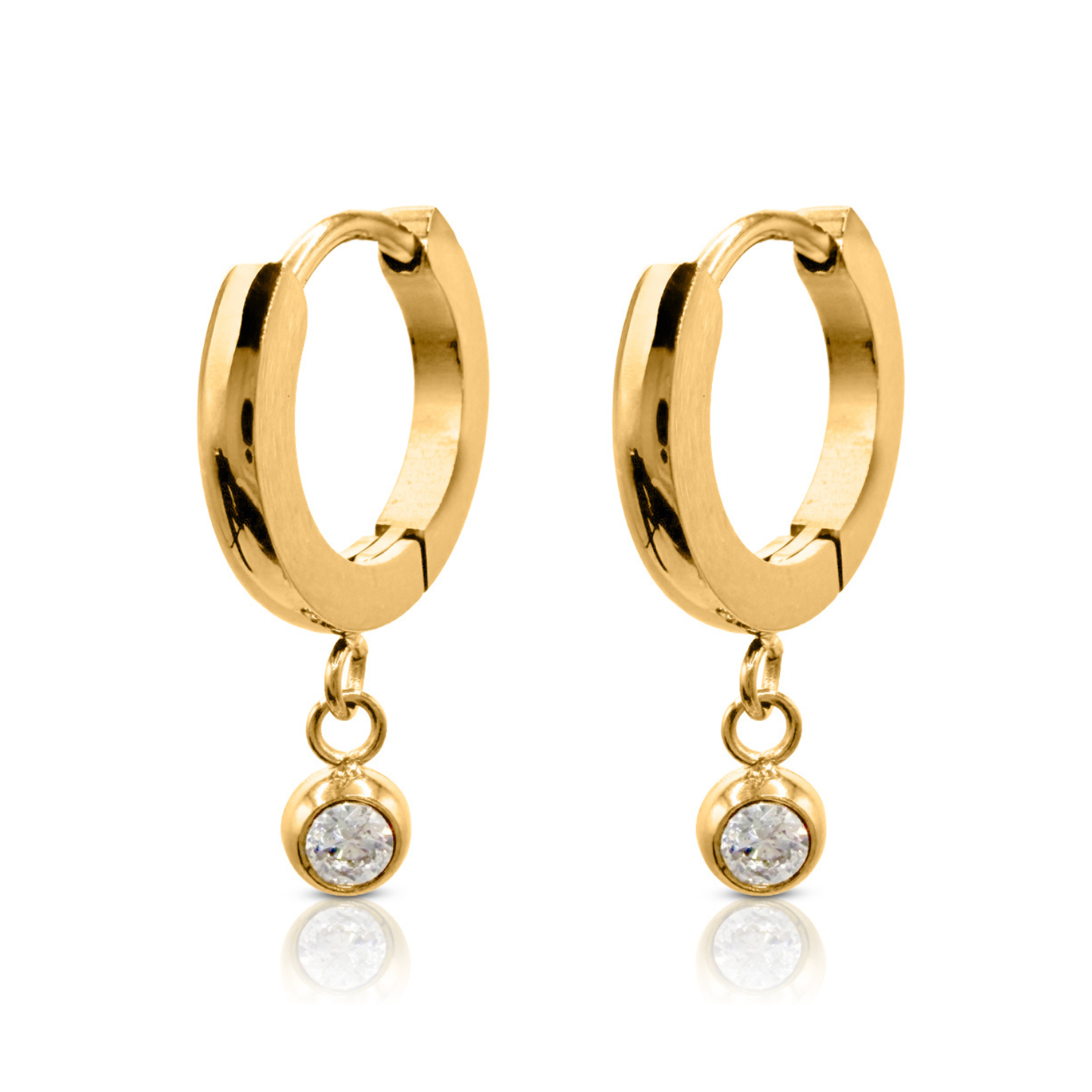 Form Huggie Earrings - Ever Jewellery