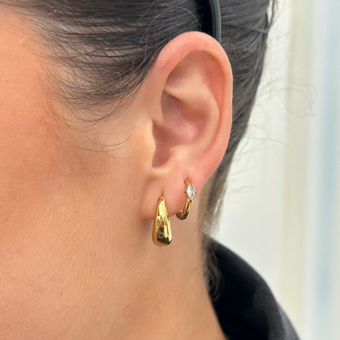 Rush Hour Huggie Earrings - Ever Jewellery