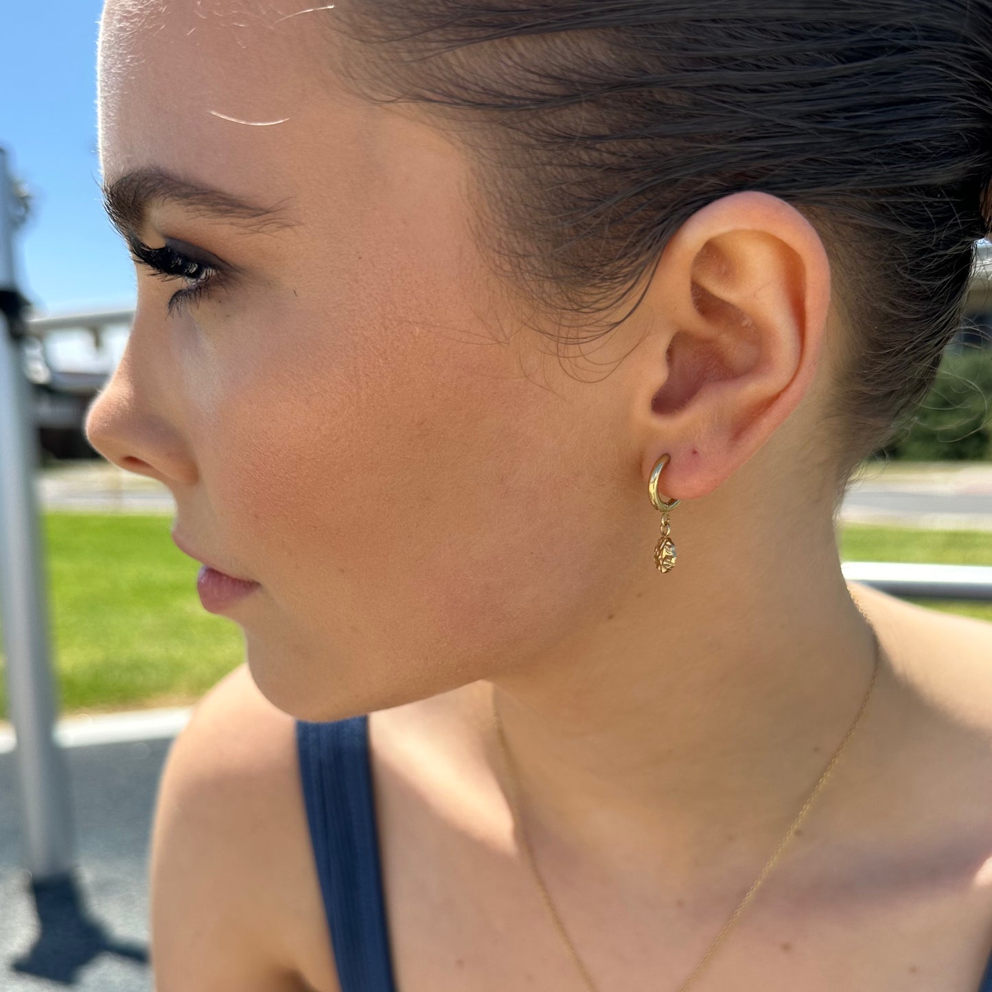 Harmony Gold Huggie Earrings