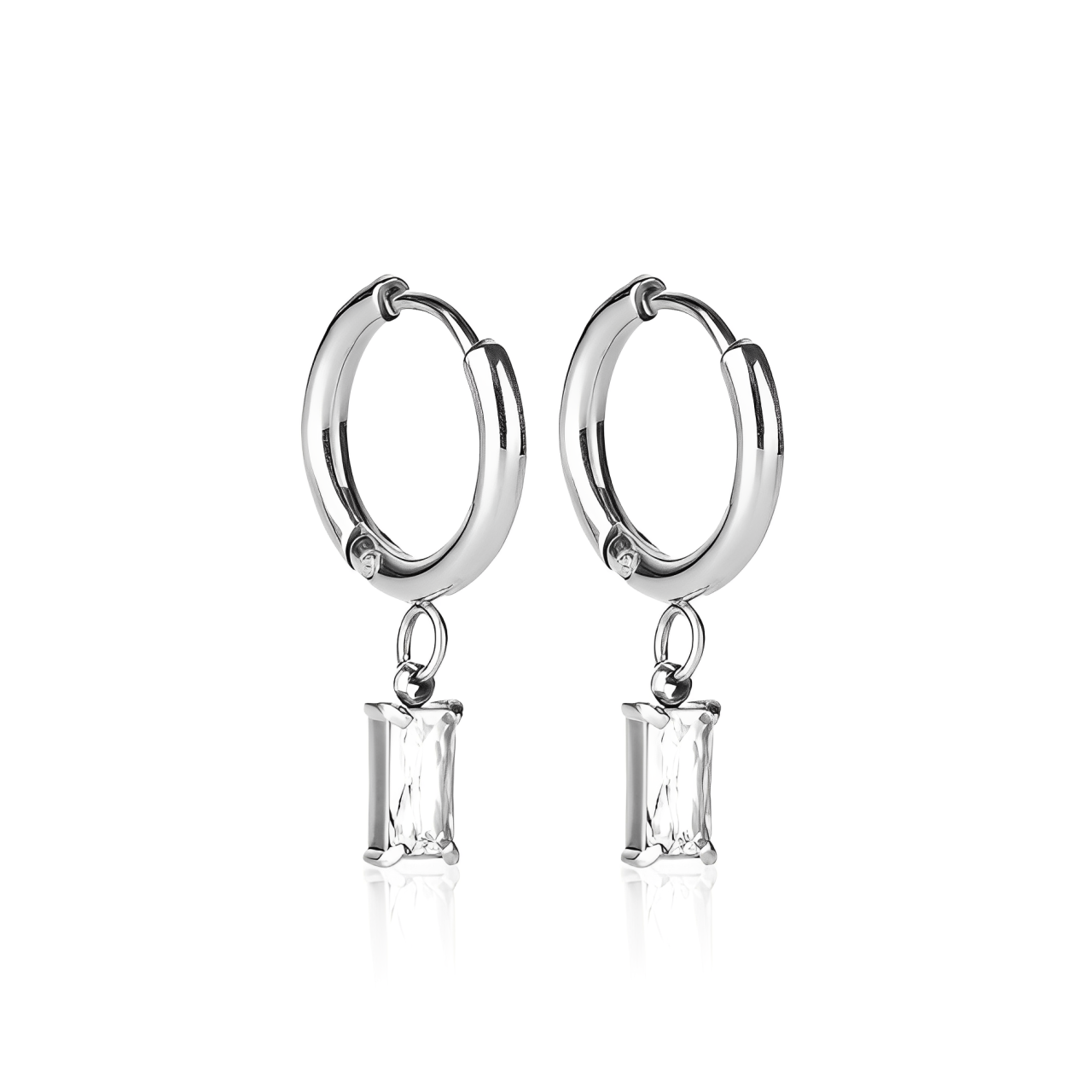 Luxe Silver Drop Earrings - Ever Jewellery