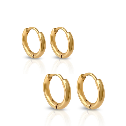 Metro Sleeper Hoop Earring Bundle - Ever Jewellery