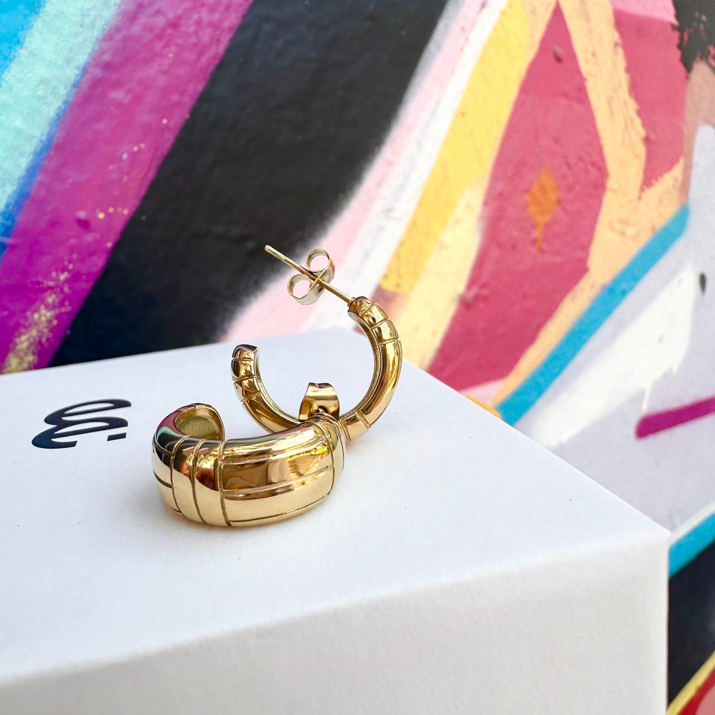 Podium Hoop Earrings - Ever Jewellery