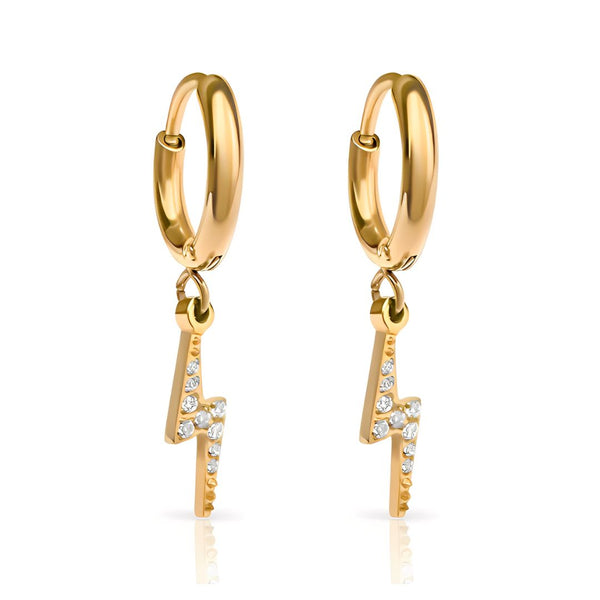 sprint-huggie-earrings-gold-lightning-bolt-charm-product-shot-ever-jewellery