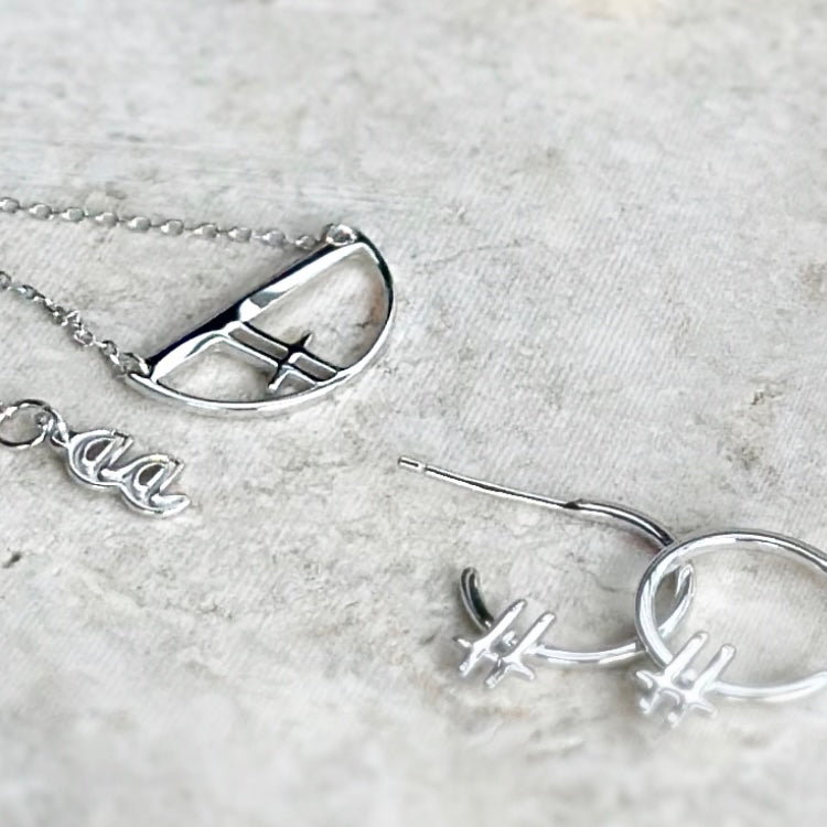 Free Throw Silver Necklace - Ever Jewellery 