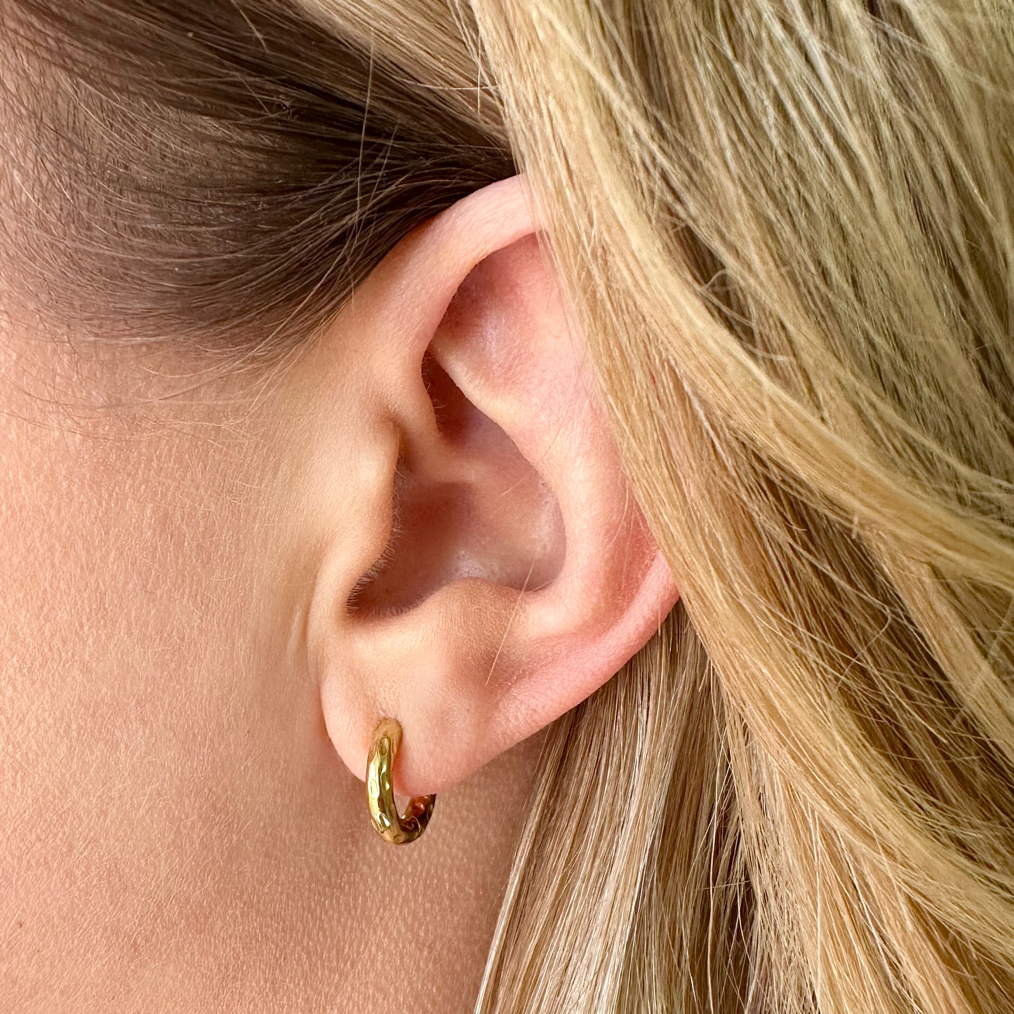 Fusion Studs + Wave Gold Huggie Earrings Bundle - Ever Jewellery