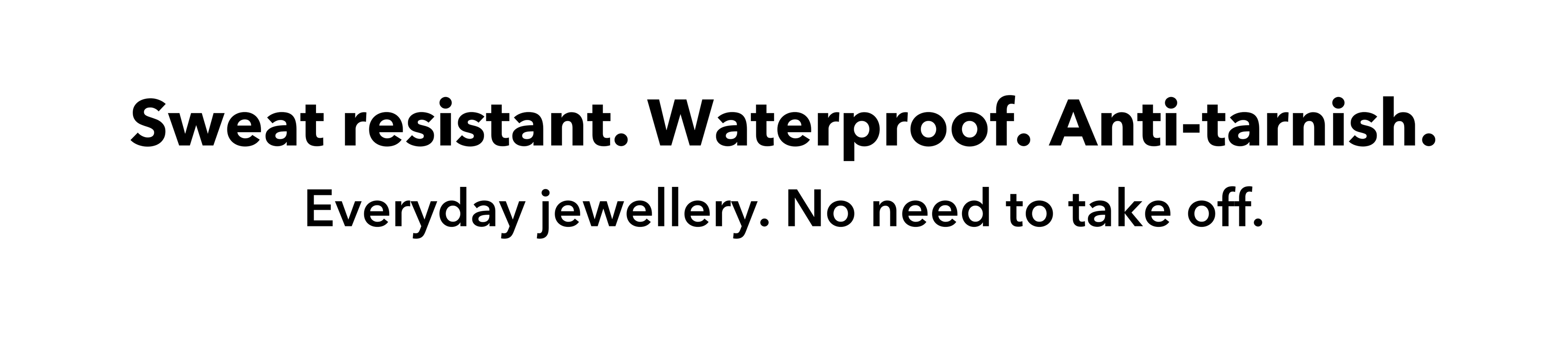 Text describing jewelry features on a white background