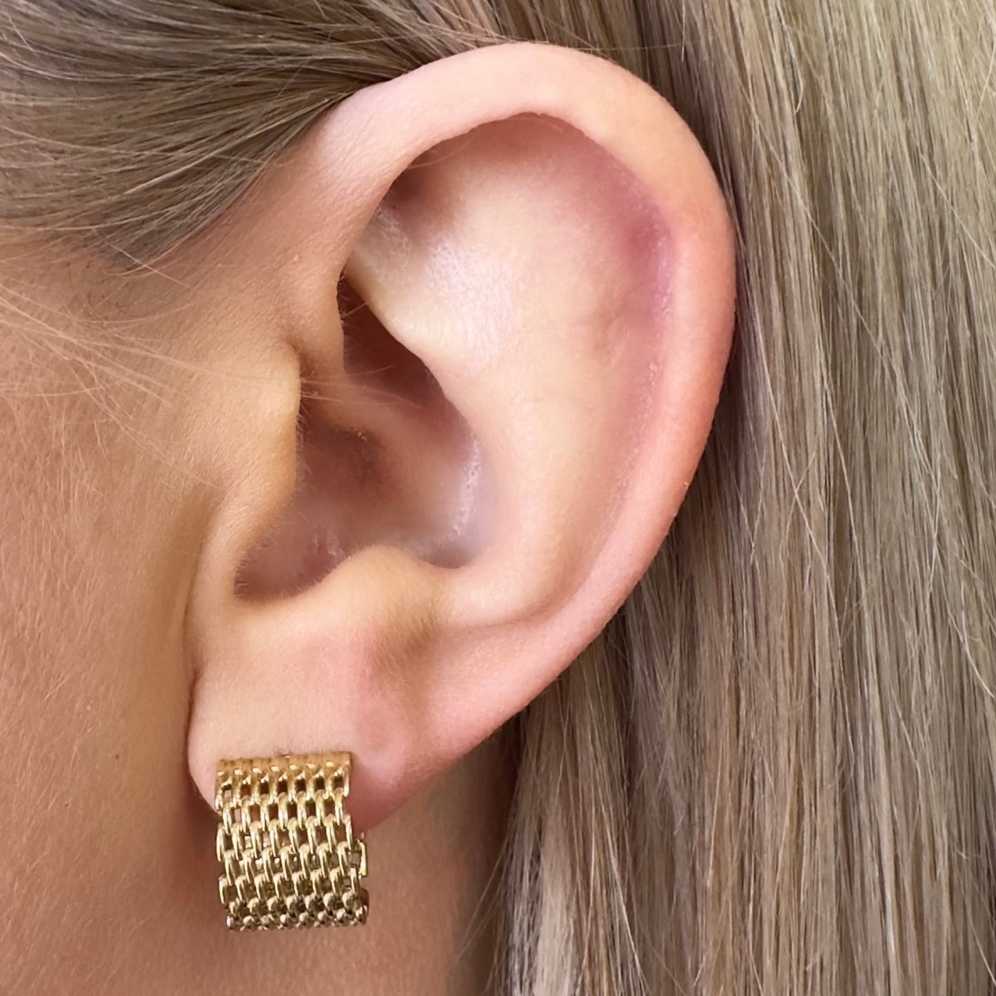 Broadway Gold Hoop Earrings - Ever Jewellery