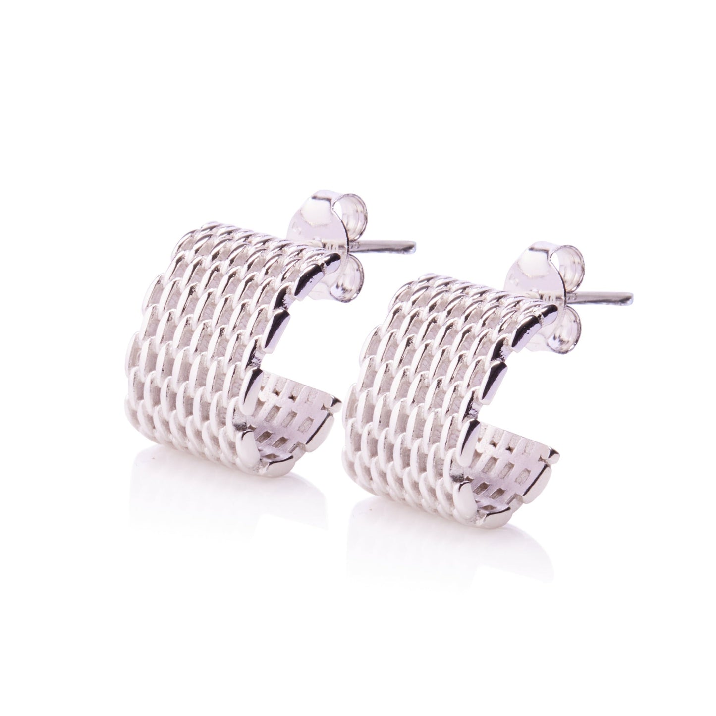 Broadway Silver Hoop Earrings - Ever Jewellery