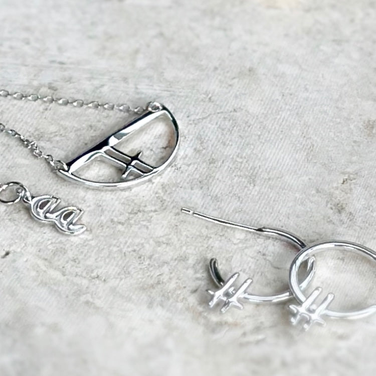 Free Throw Silver Necklace - Ever Jewellery