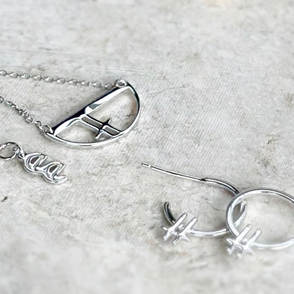 Free Throw Silver Necklace - Ever Jewellery