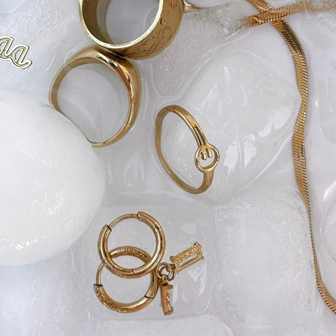 Jump Stop Gold Ring - Ever Jewellery