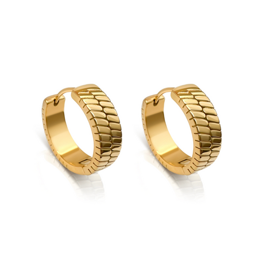 Step Back Hoop Earrings - Ever Jewellery