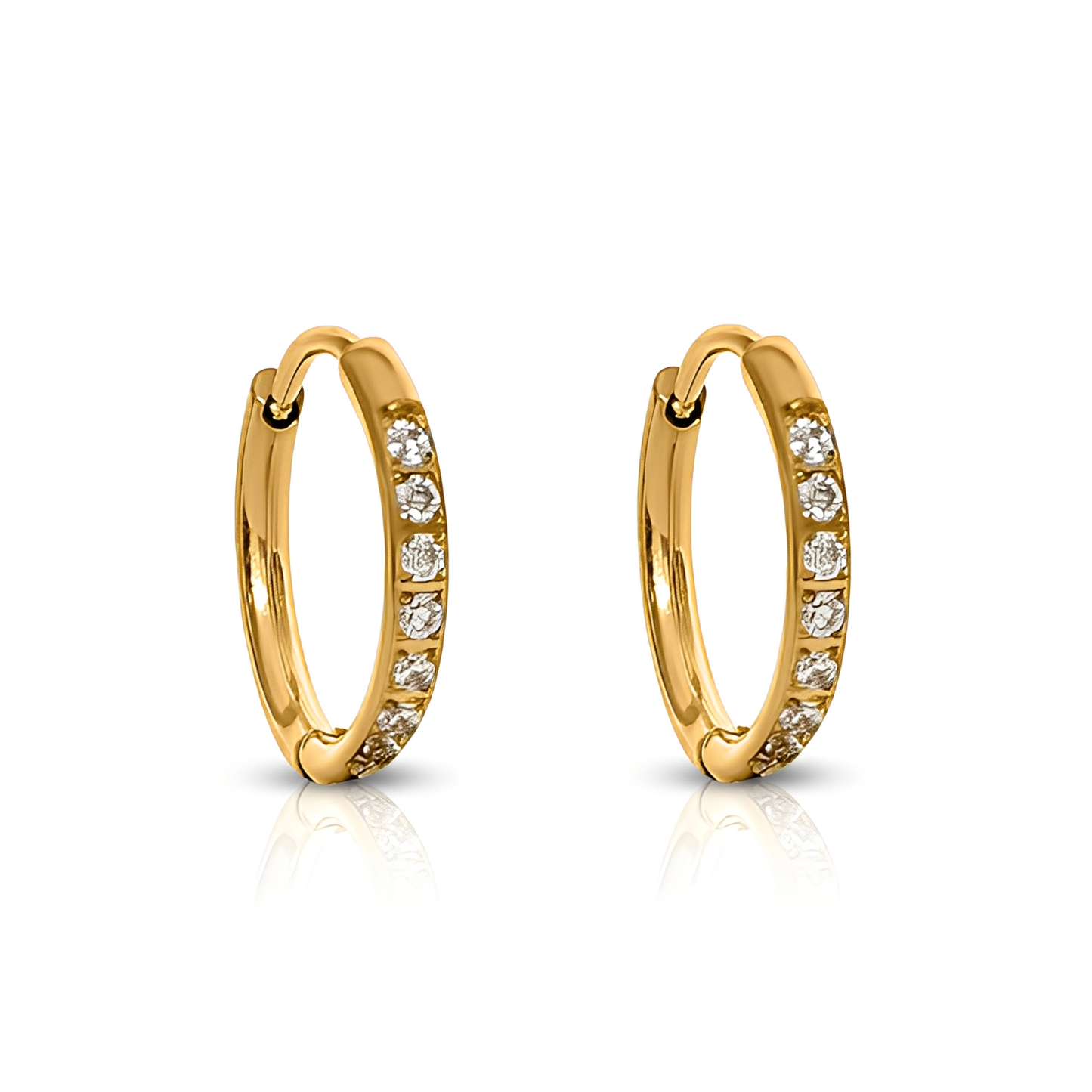 Transition Sleeper Gold Earrings - Ever Jewellery