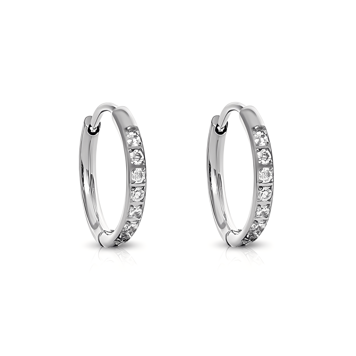 Transition Sleeper Silver Earrings - Ever Jewellery