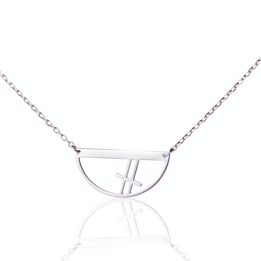 Free Throw Silver Necklace - Ever Jewellery 