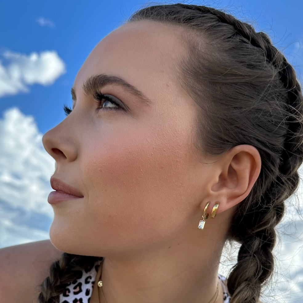 Trackside Huggie Earrings - Ever Jewellery