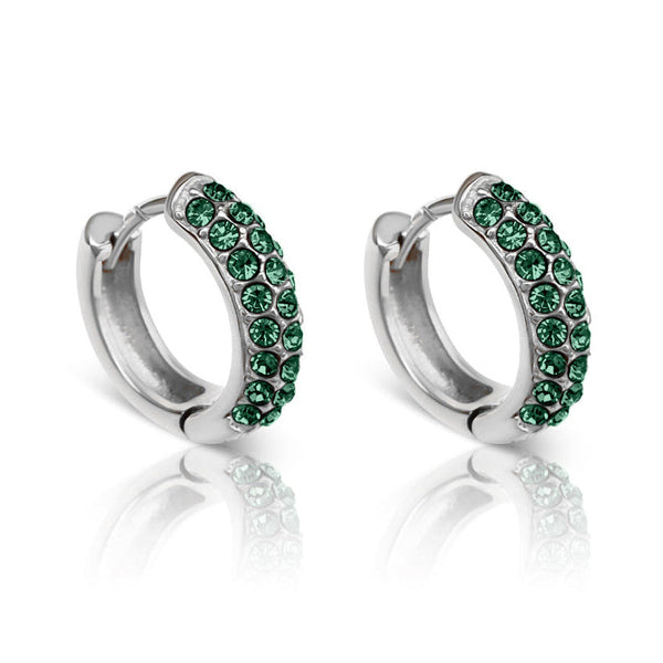 gravitate-silver-hoop-earrings-emerald-cz-crystal-product-shot-ever-jewellery