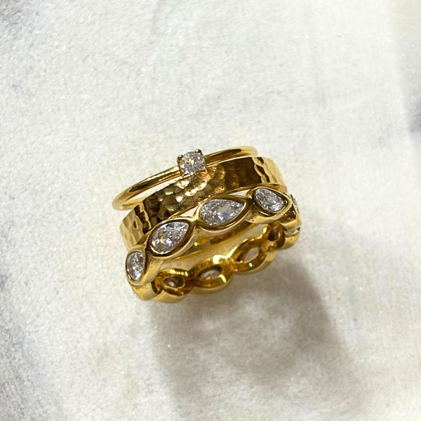 Cascade Gold Ring - Ever Jewellery 