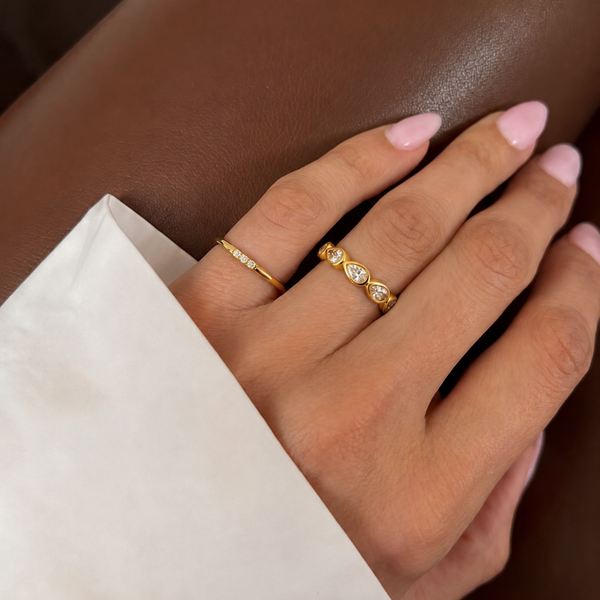 Cascade Gold Ring - Ever Jewellery 