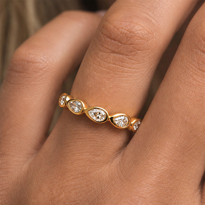 Cascade Gold Ring - Ever Jewellery 