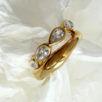 Cascade Gold Ring
