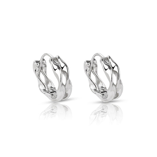 Elevation Hoop Earrings - Ever Jewellery