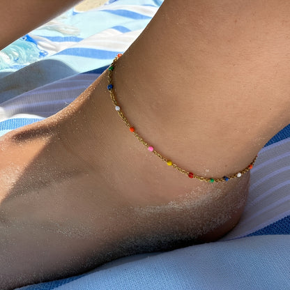 Colour Wave Anklet