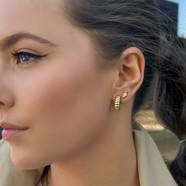 Courtside Stud Earrings - Ever Jewellery 