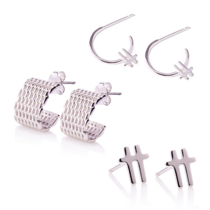Silver Earrings Bundle - Ever Jewellery 