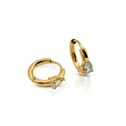 Rush Hour Huggie Earrings - Ever Jewellery 