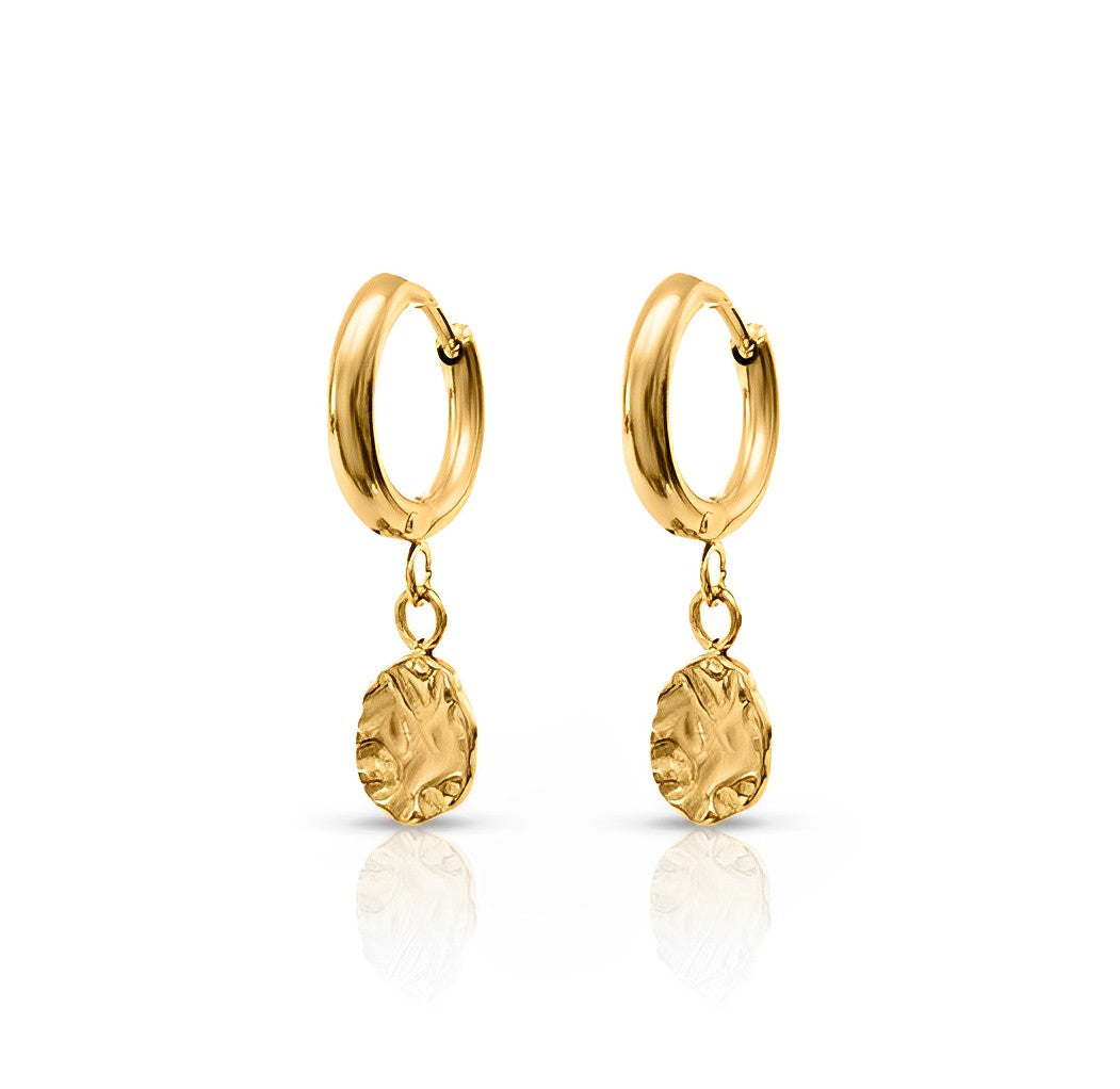 Harmony Gold Huggie Earrings ** PRE-ORDER **