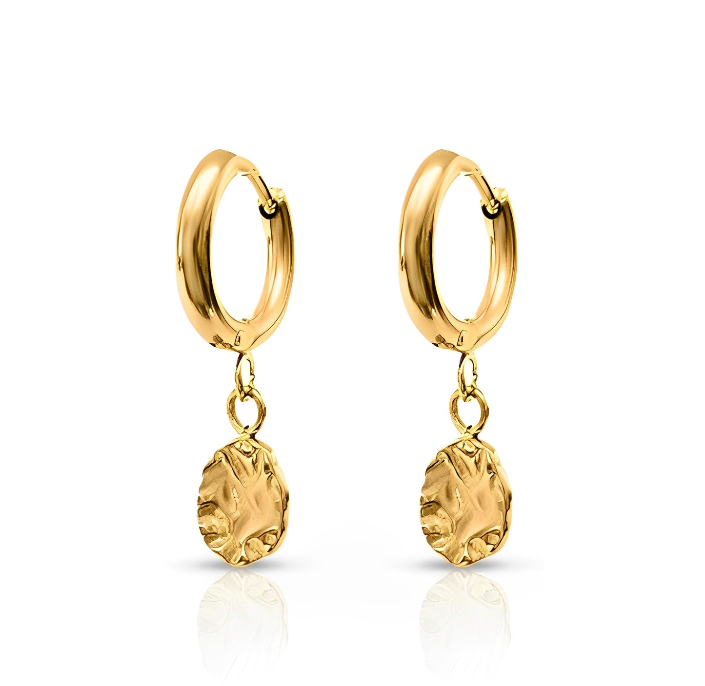 Harmony Gold Huggie Earrings