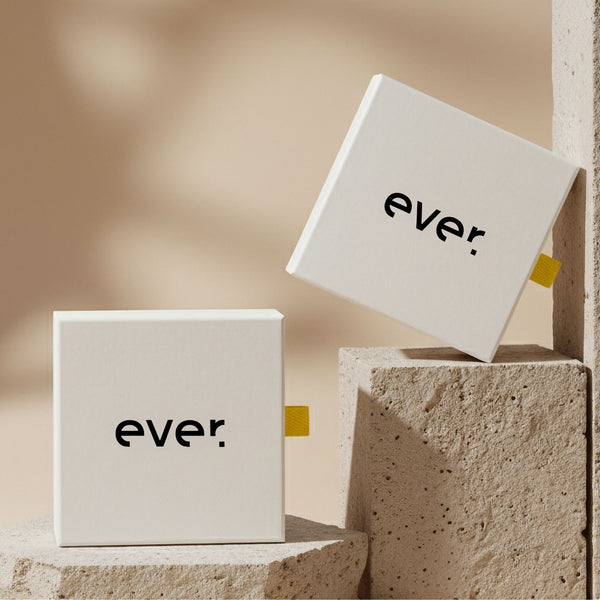 EVER gift box packaging - waterproof gold necklace EVER Jewellery Australia gift