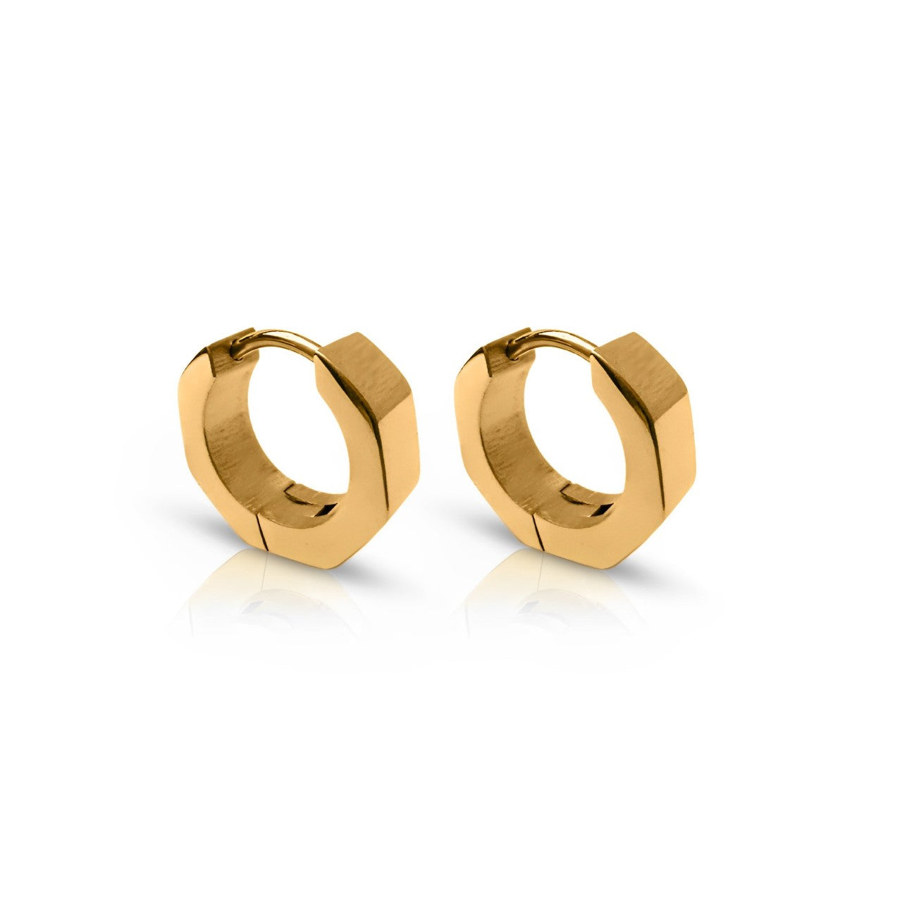 Momentum Gold Huggie Earrings