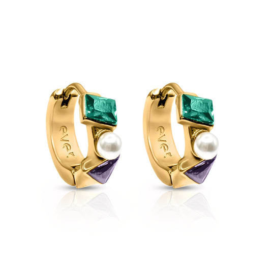 Edge Huggie Earrings