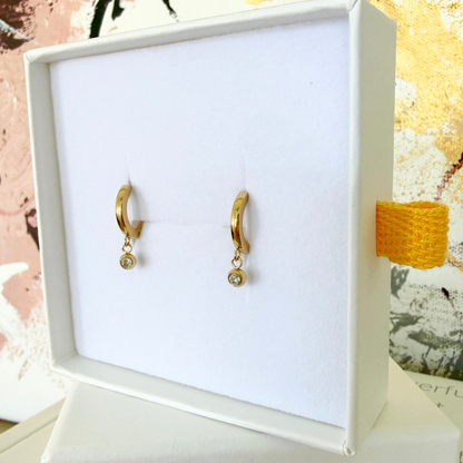 Form Huggie Earrings - Ever Jewellery 