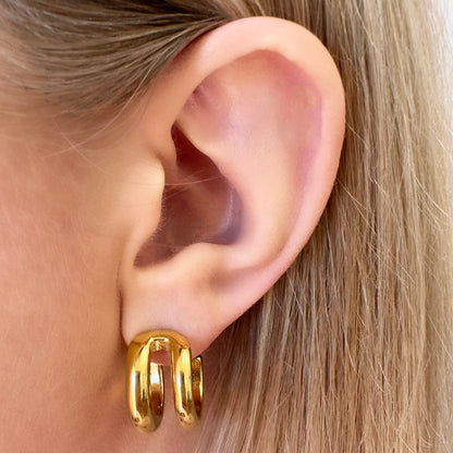 City Street Hoop Earrings - Ever Jewellery 