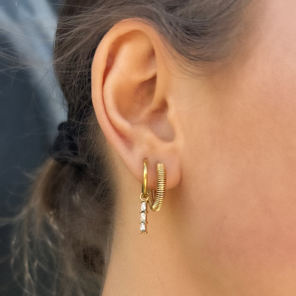 Rhythm Hoop Earrings - Ever Jewellery 