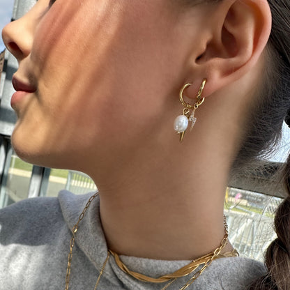 Sprint Huggie Earrings - Ever Jewellery 