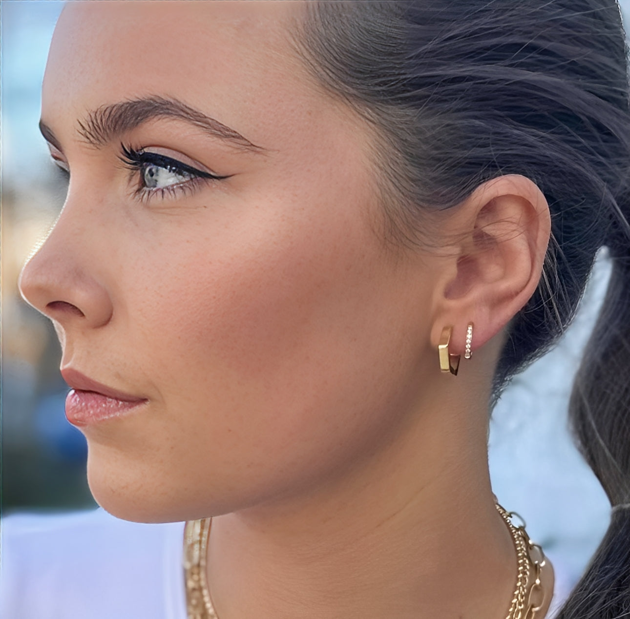 Fast Break Hoop Earrings - Ever Jewellery 