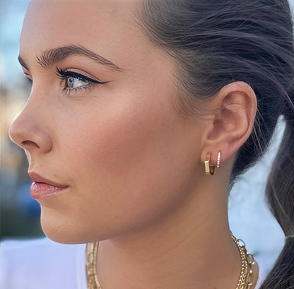 Fast Break Hoop Earrings - Ever Jewellery 
