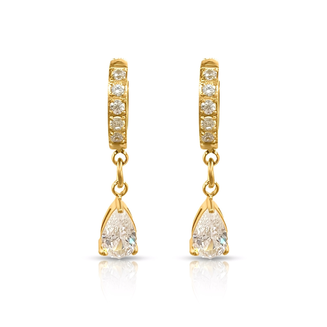 Final Cut Huggie Earrings