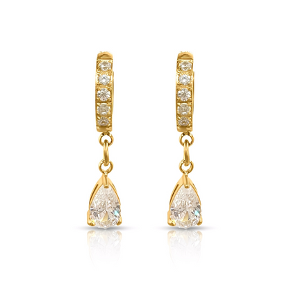 Final Cut Huggie Earrings