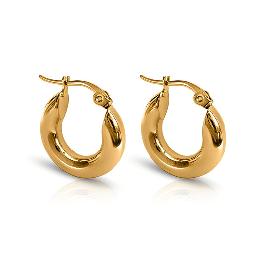 Hustle Hoop Earrings - Small