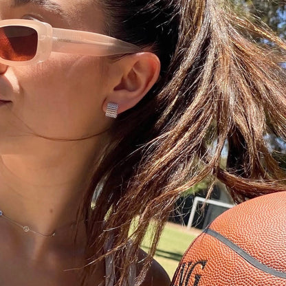 Broadway Silver Hoop Earrings - Ever Jewellery 