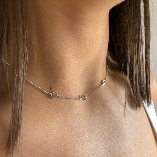 Broadway Earrings & Game Day Necklace Silver Bundle - Ever Jewellery 