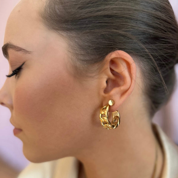 Groove Hoop Earrings - Ever Jewellery 