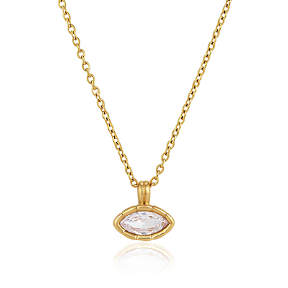 Halo Gold Necklace - Ever Jewellery 